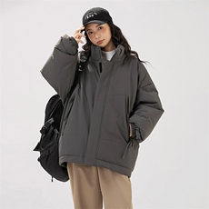 现货美式高街休闲夹克冬季立领纯色三防户外工装加厚棉服外套，男装夹克，电商A486