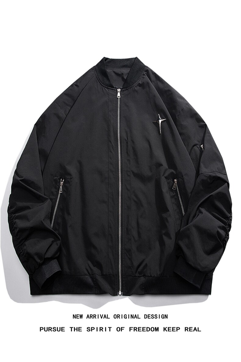 JK8103/P68秋装新品立领夹克男外套棒球服防水大码潮男工装上衣,男装夹克,电商A141