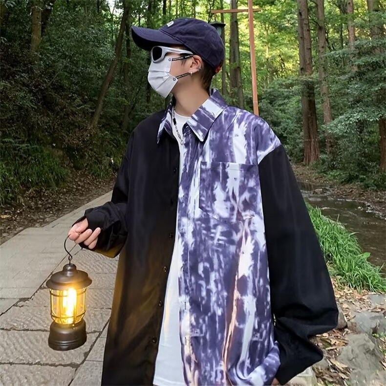 男秋季新款长袖衬衫外套E2207P38,男装衬衫,星座1116-2