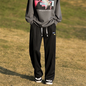 K808-P50 现货 秋冬款男女休闲针织裤卫裤宽松休闲长裤图片