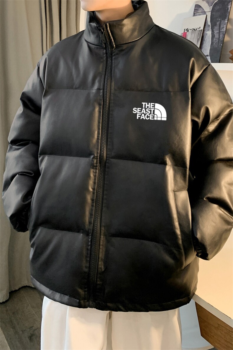 均可提供短视频高品质港风东面PU皮加厚棉衣PM30-p110控148,男装棉衣,星座508（原C305）