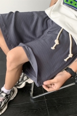夏冰丝短裤男设计感宽松抽绳篮球运动休闲五分裤XZ514-2-1531-P38，男装牛仔裤，星座514-2(原B239)