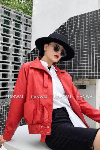 皮衣，女装皮衣，韩外