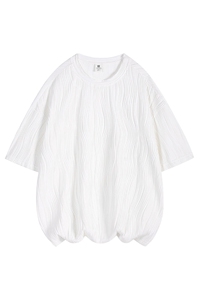 8XL-M 特大码夏季短袖冰丝皱感透气T恤男潮垂感宽松半袖DX305P45图片