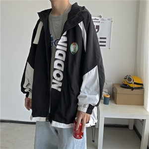 714-1-S622男港风春秋新款休闲情侣男夹克款精品12图片
