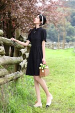 夏季新款，改良版旗袍裙，女装汉服/婚纱/旗袍/礼服，金典明美