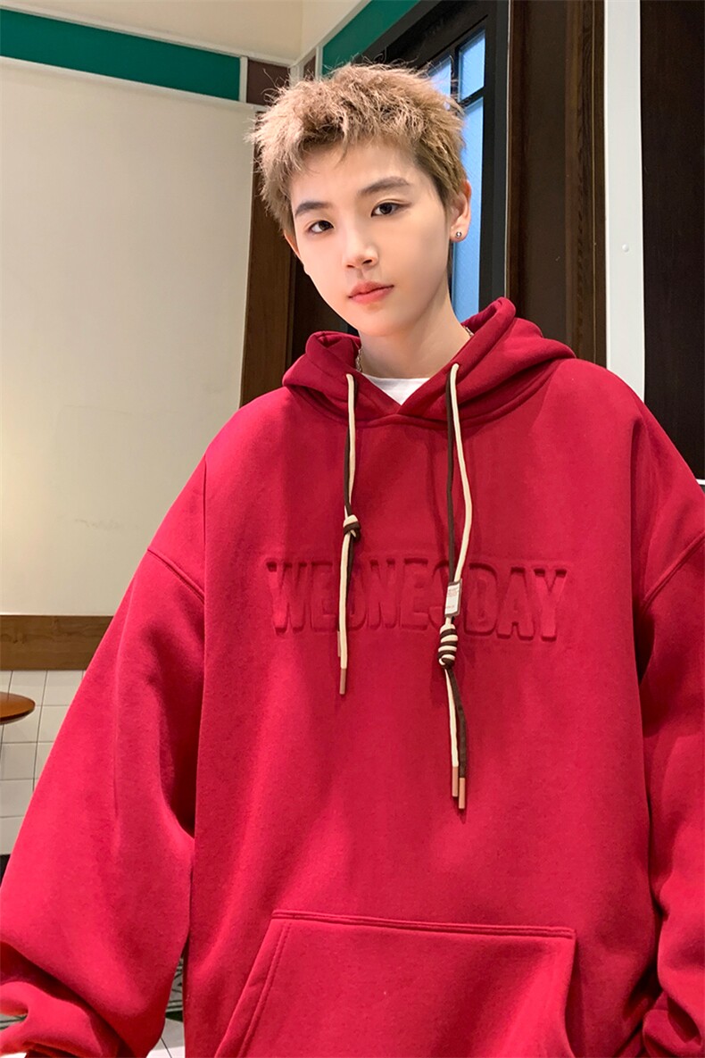抖音品质加绒潮流立体钢印字母卫衣LMWY03JR-P60LMWY03-P55,男装卫衣,电商B325