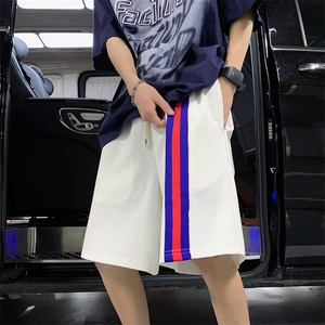 夏装青年男女生运动休闲5分裤港风情侣装沙滩裤 K3331-P26图片