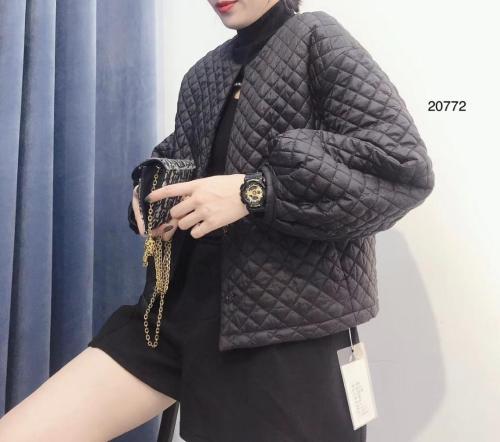 【现货】小菱格羽绒棉服图片