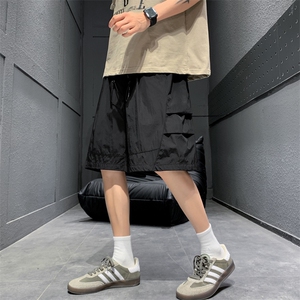 现货夏季工装短裤男ins潮牌休闲百搭潮流痞帅五分裤D02521-P38