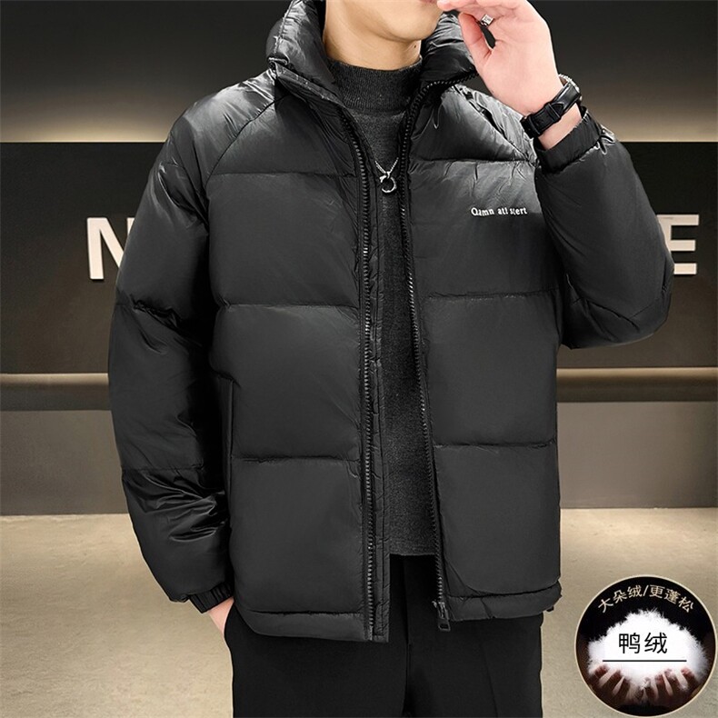 立领拼接羽绒服男士2026冬季新款潮流帅气轻薄外套高品质男装，男装羽绒服，星座218-1（原230）