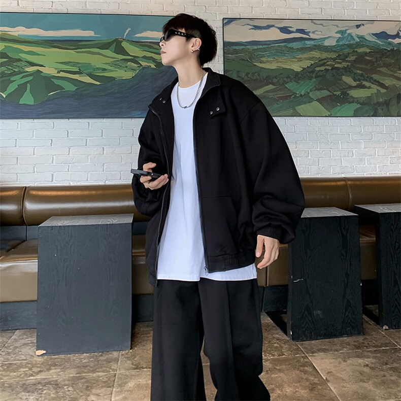 秋季韩版复男高级感百搭宽松休闲套装,男装休闲套装,星座716-2