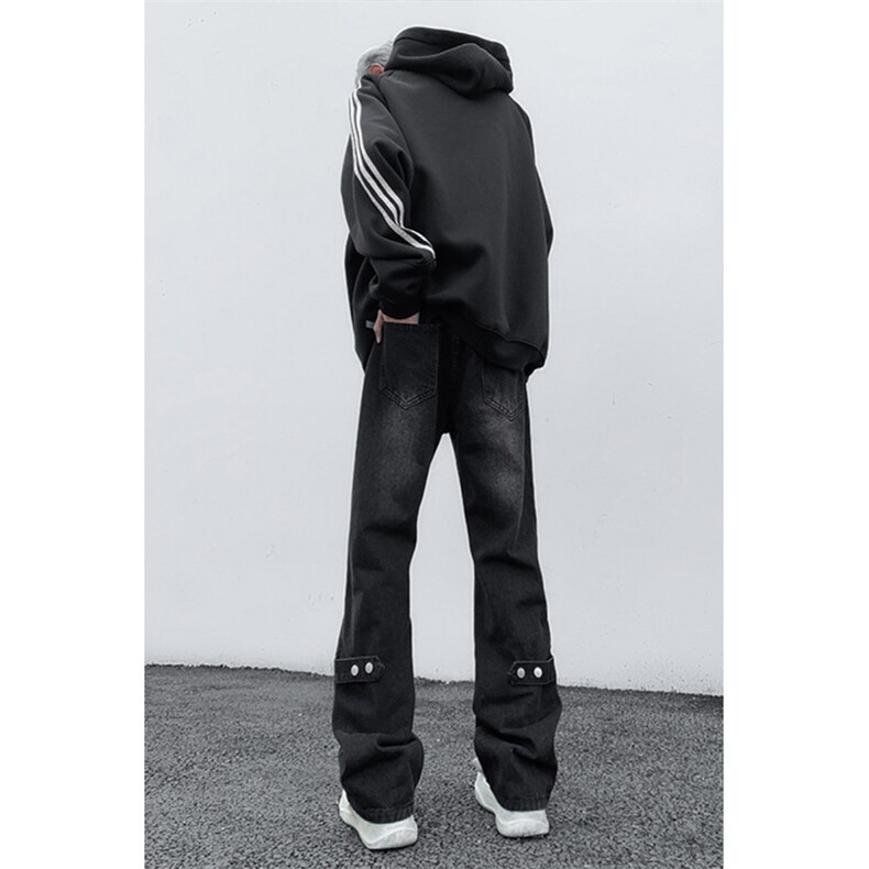 美式ins高街vibe重工艺水洗牛仔裤货号K2316P55,男装牛仔裤,电商A063