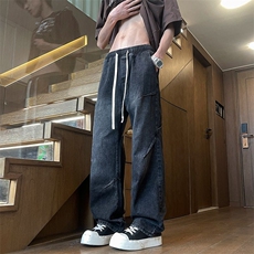 秋季青少年显高显瘦百搭男装牛仔裤四季有货NH052-p45现货外贸，男装牛仔裤，星座224-1