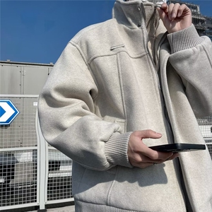 三彩尼假两件夹外套男韩版潮流高街2024春季新款ins夹克W5591-P96