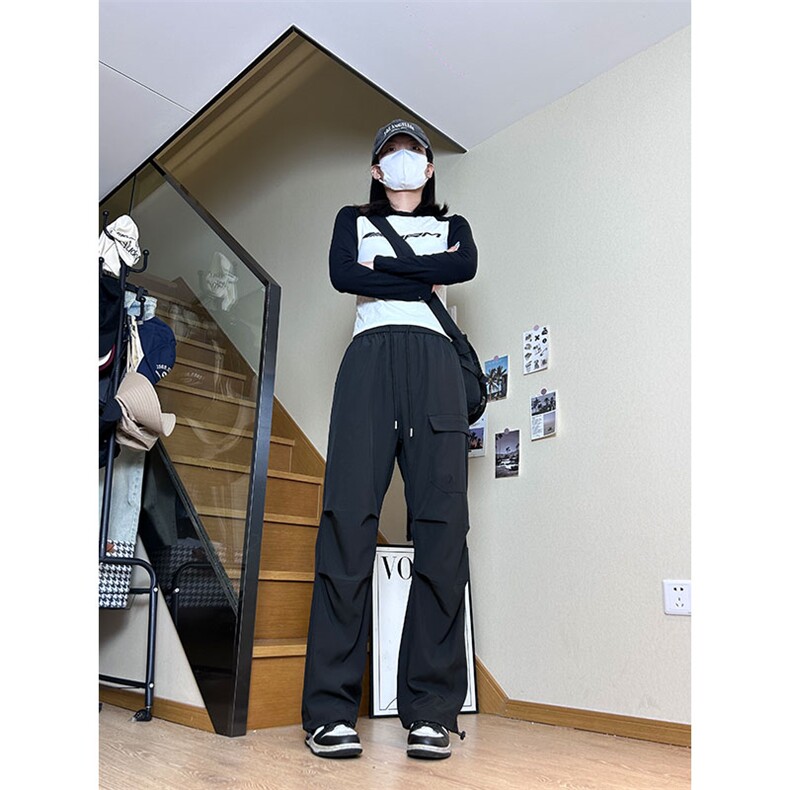 特批33夏季美式机能感休闲百搭款长裤聚酯纤维:96.4%氨纶:3.6%,男装休闲裤,电商基地A086