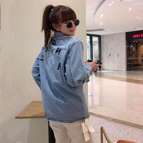 2021年春季牛仔衬衫新品，女装衬衫，尚映