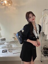 女神款西装连衣裙薄，女装西装，欧妮卡蒂蔓