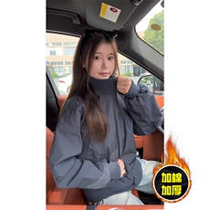 现货冬季美拉德立领飞行夹克廓形高街棒球服加棉加厚棉衣外套，男装夹克，电商A486-1