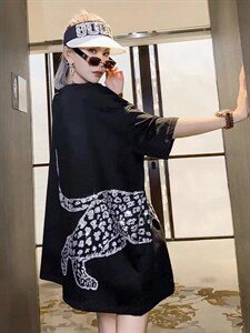 夏季新款  重工烫钻潮牌潮流T恤图片