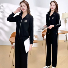 高档运动服套装女春秋妈妈2025新时尚洋气显瘦休闲卫衣两件套，女装大码女装，娇莉