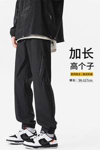 2025春季工装裤子男款美式户外防水防风冲锋裤男长裤百搭休闲裤图片