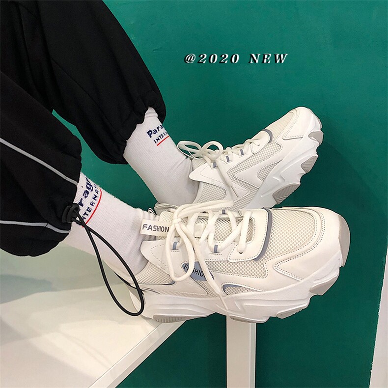 韩版chic潮流机能风老爹鞋男网红ins厚底运动跑鞋B253-Y285-P58,男鞋休闲鞋,星座814A（原电商B253）