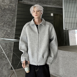 2025美式复古重磅外套男2025秋季新款拉链夹克开衫JK707-P78图片