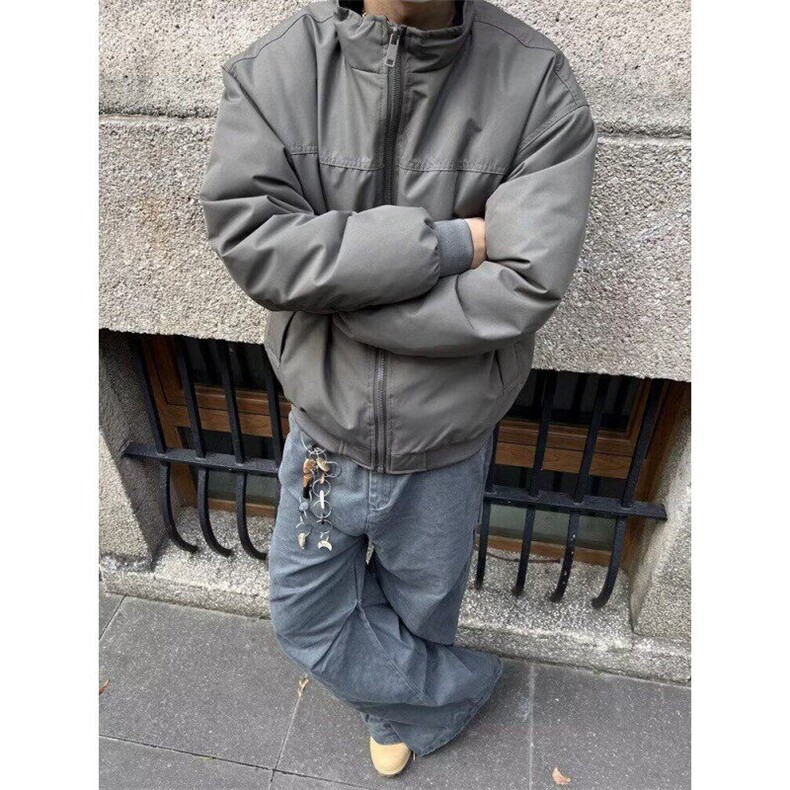 W9399-P60网图现货新款美式高街潮流立领夹克外套棒球服,男装夹克,星座1608-2