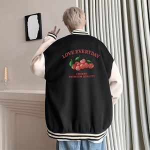 摇粒绒棒球服男大码开衫卫衣男夹克 BF86325-P65图片