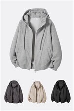 美式高级感连帽卫衣男2026潮牌复古高街oversiz开衫外套，女装短外套，星座914