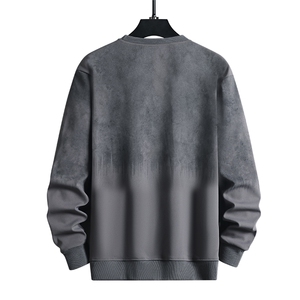秋冬潮流印花卫衣男宽松休闲 W6659小码P32大码P37图片