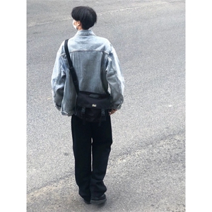 秋季牛仔外套男潮流夹克男外套休闲中性百搭上衣JK611-P60图片