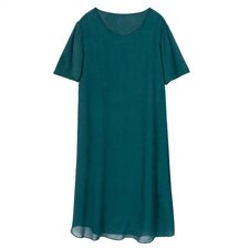 (现货）大码遮肚连衣裙微胖mm洋气减龄韩版加肥加大雪纺裙子200斤，女装连衣裙，深妍伊美