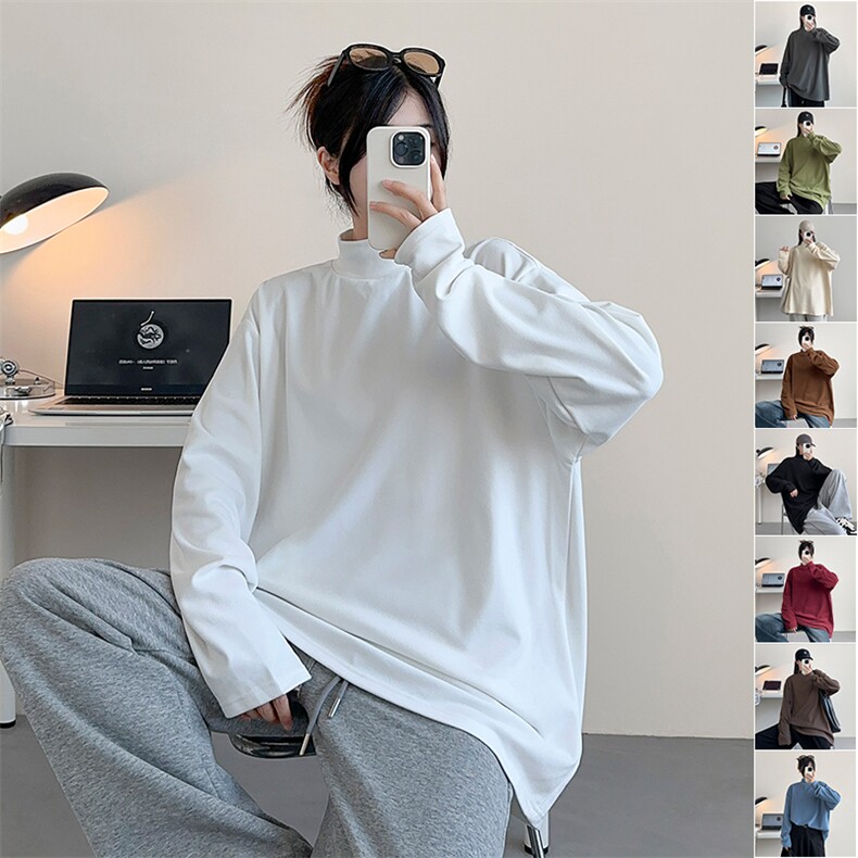 德绒纯色打底衫HD1318-TP20控价38可二开休闲女卫衣情侣T恤男,男装卫衣,电商A102-1