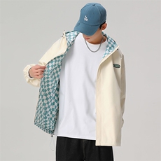 秋冬款棒球服外套男潮牌潮流字母刺绣情侣学生夹克22107-P75控118，男装夹克，星座717