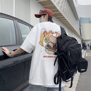 夏季潮牌男士短袖t恤男潮流上衣纯棉精梳半袖体恤衫TC37P32图片