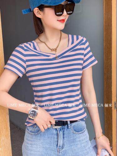 2021新款夏装休闲时装T恤，女装T恤，Lime meca 俪米