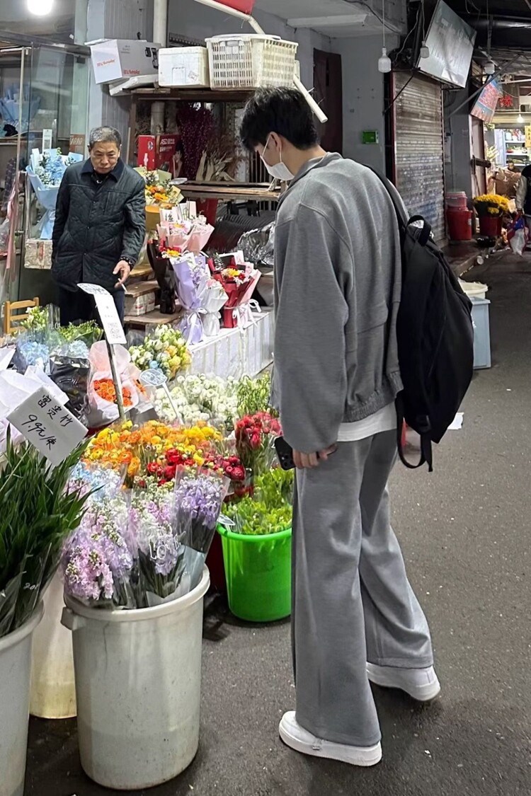 高级感立领垫肩卫衣外套男潮牌小众设计休闲宽松阔腿运动长裤套装,男装休闲套装,星座218-8
