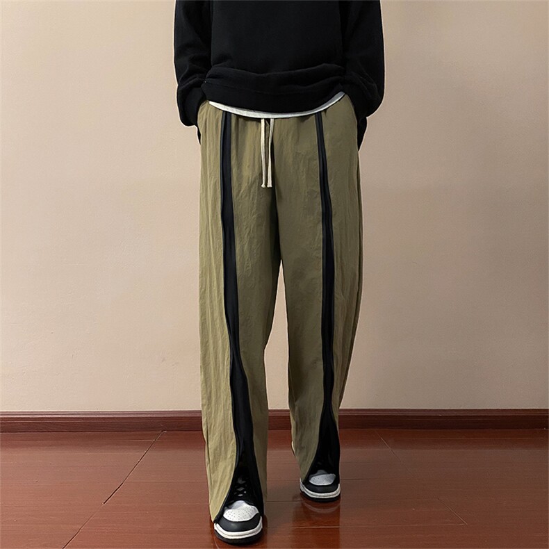 秋冬加绒加厚vibe风机能高街工装直筒裤长裤K03307-P40加绒P50,男装休闲裤,星座308B-1