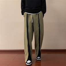 秋冬加绒加厚vibe风机能高街工装直筒裤长裤K03307-P40加绒P50，男装休闲裤，星座308B-1