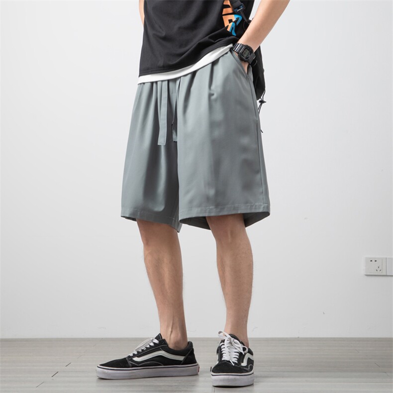 2021夏季新款休闲大码木地板白墙男轻爽超薄冰丝五分裤DK2622-P25,男装休闲裤,电商A001