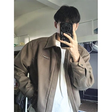 黑色正肩短款外套男秋季高级感痞帅美式飞行员夹克cleanfit棒球服，男装夹克，星座1116A（原606A-3）