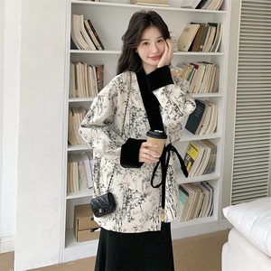 【现货】新中式水墨画外套B208-9015-P160K238图片