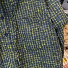 慵懒风绿色格子卫衣男秋季高级感美式复古连帽格纹衫W356/P52，男装卫衣，星座506B
