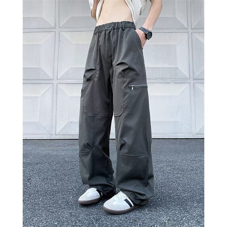 2025新款户外工装裤伞兵宽松直筒冲锋休闲裤青年现货K8400-P50图片