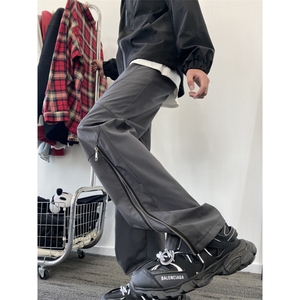 抖音品质春季新款机能拉链拼接宽松冲锋裤B315-K24025-p50控78图片