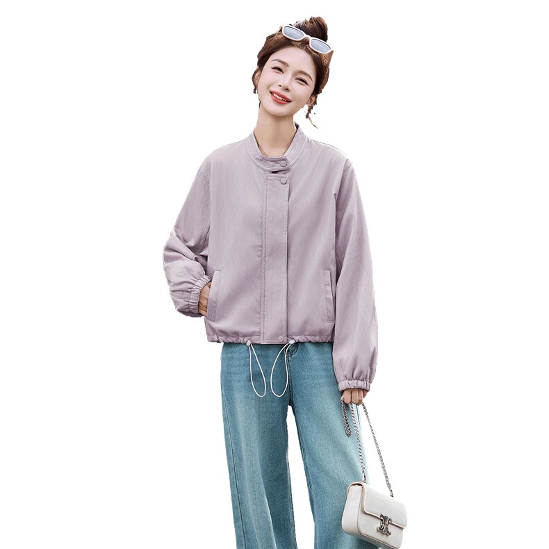 欧货高级感淡黄色白皮衣外套女2026春秋新款蝙蝠袖pu短夹克小个子,女装皮衣,潮流依族
