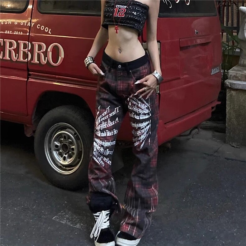 B5104-P53欧洲站男女牛仔裤潮牌新款弹力修身小脚裤轻奢高端,男装牛仔裤,电商B323A