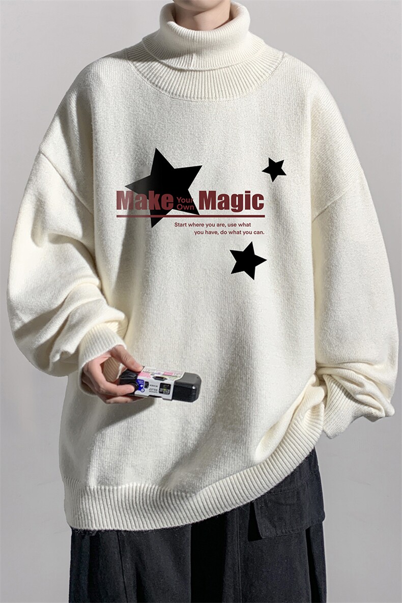 8XL高领毛衣男大码胖子堆堆领打底羊毛衫GM45379-P45加绒款-P65,男装T恤,电商A040